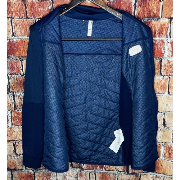 Georgia Tech Yellow Jackets GT Under Armour Women’s Large Blue Full Zip Jacket - Picture 2 of 5